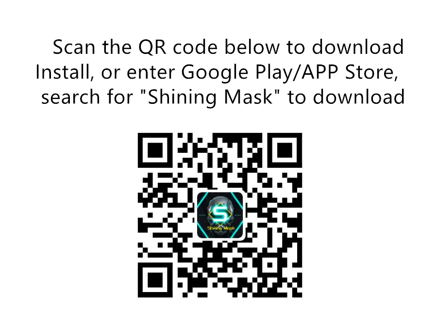 Customizable Bluetooth LED Mask
