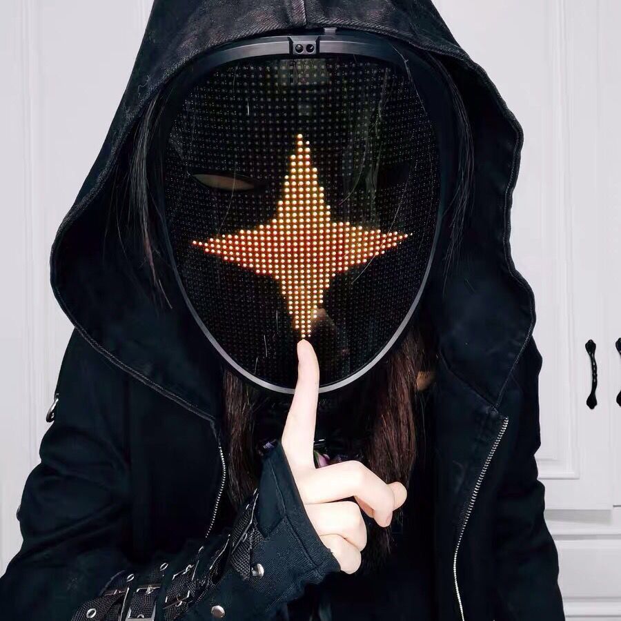 Customizable Bluetooth LED Mask