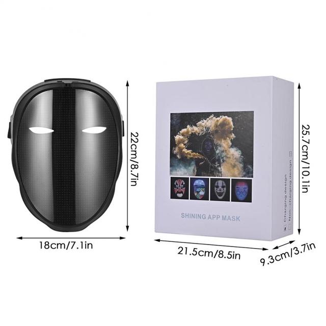 Customizable Bluetooth LED Mask