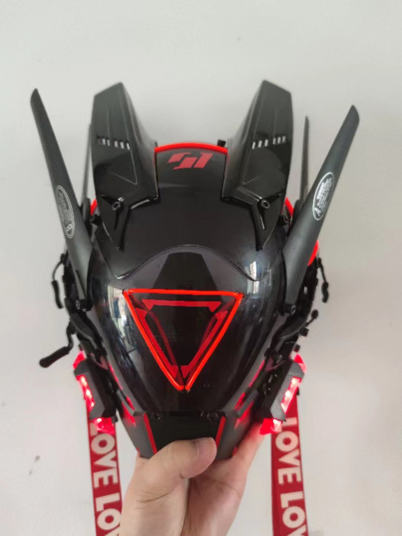 Red Triangle Sentinel Mask