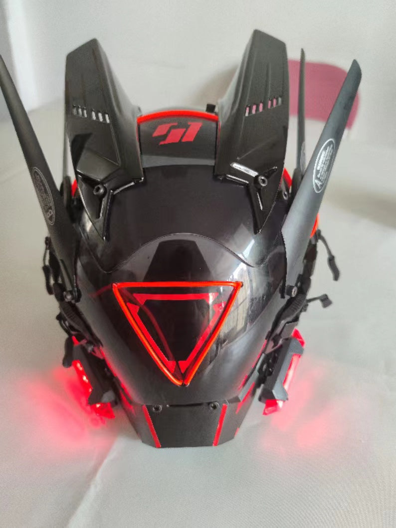 Red Triangle Sentinel Mask