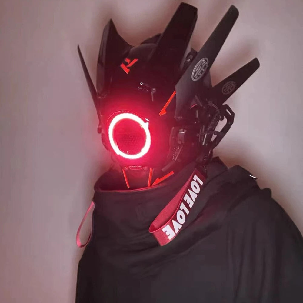 Red Circle Sentinel Mask