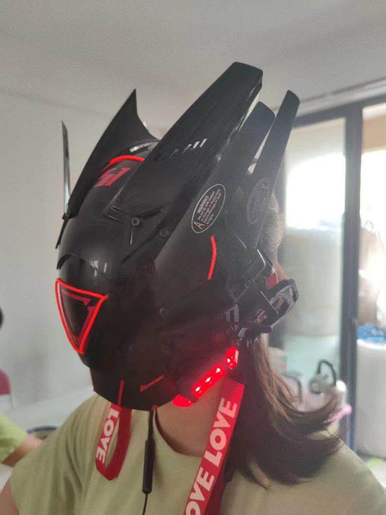 Red Triangle Sentinel Mask