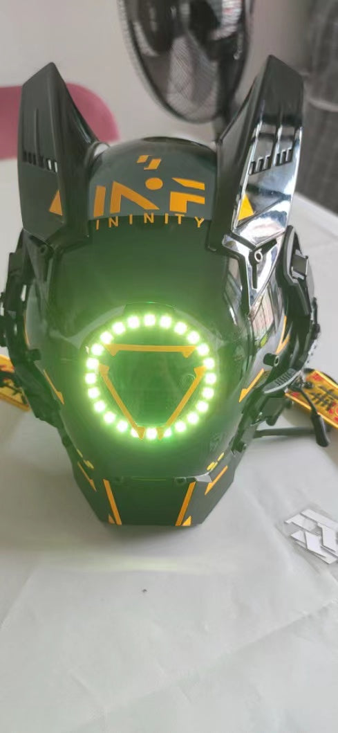 Neo Yellow Sentinel Mask