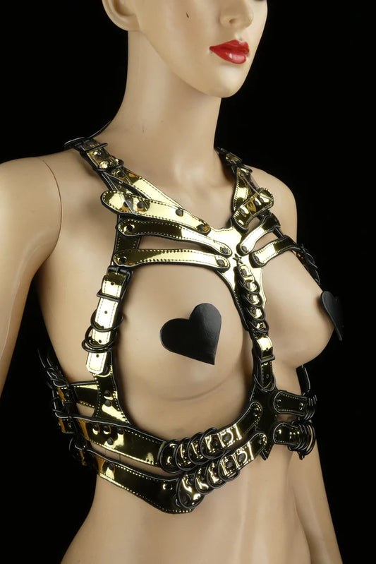 Gold Maskinbien Cyber Ribcage