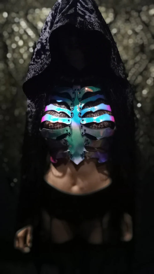 Iridescent Witchy Ribcage Top