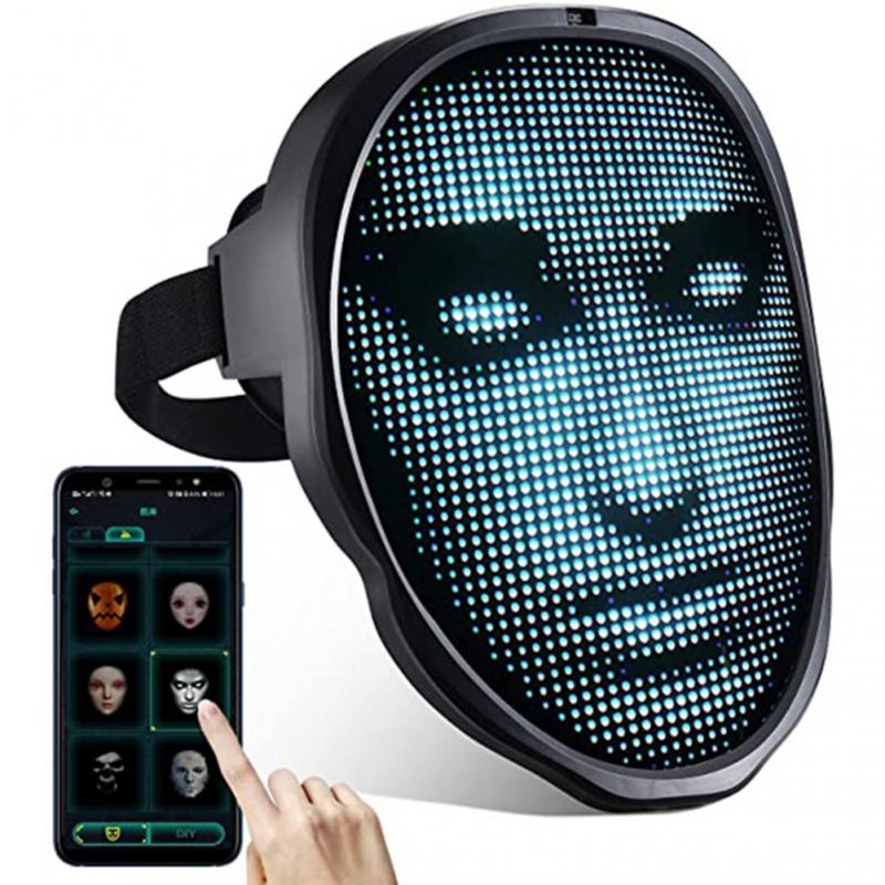 Customizable Bluetooth LED Mask