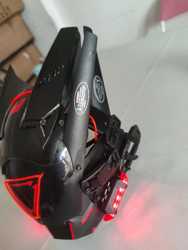 Red Triangle Sentinel Mask