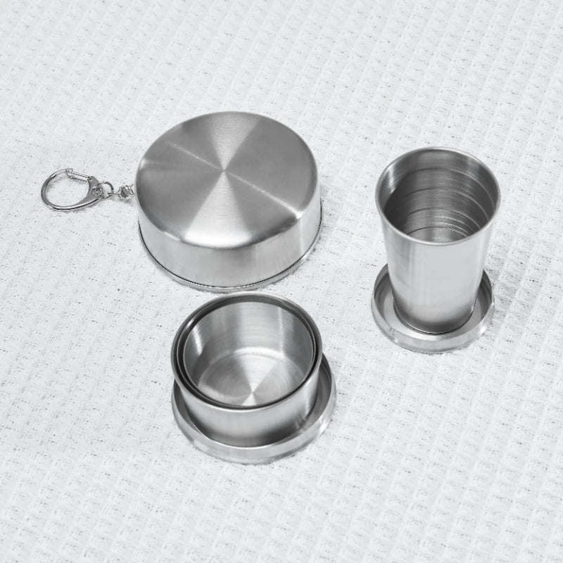 Collapsible Drinking Cups with Lids