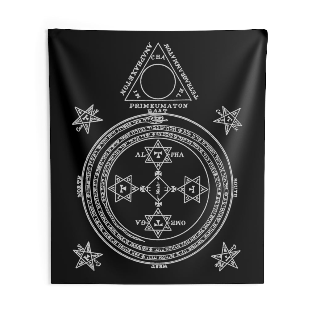 Solomon's Magic Circle– Goetic Ritual Floor Diagram – Ashes and Artifacts